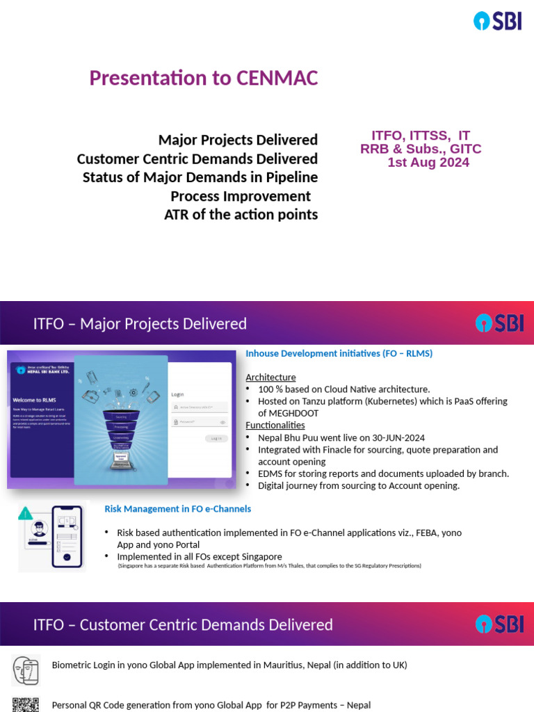CENMAC Major Projects Overview | PDF | Repurchase Agreement | Bonds ...
