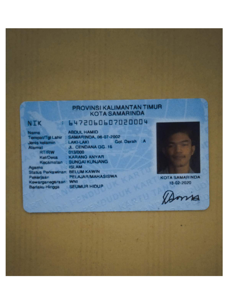 KTP Hamid | PDF