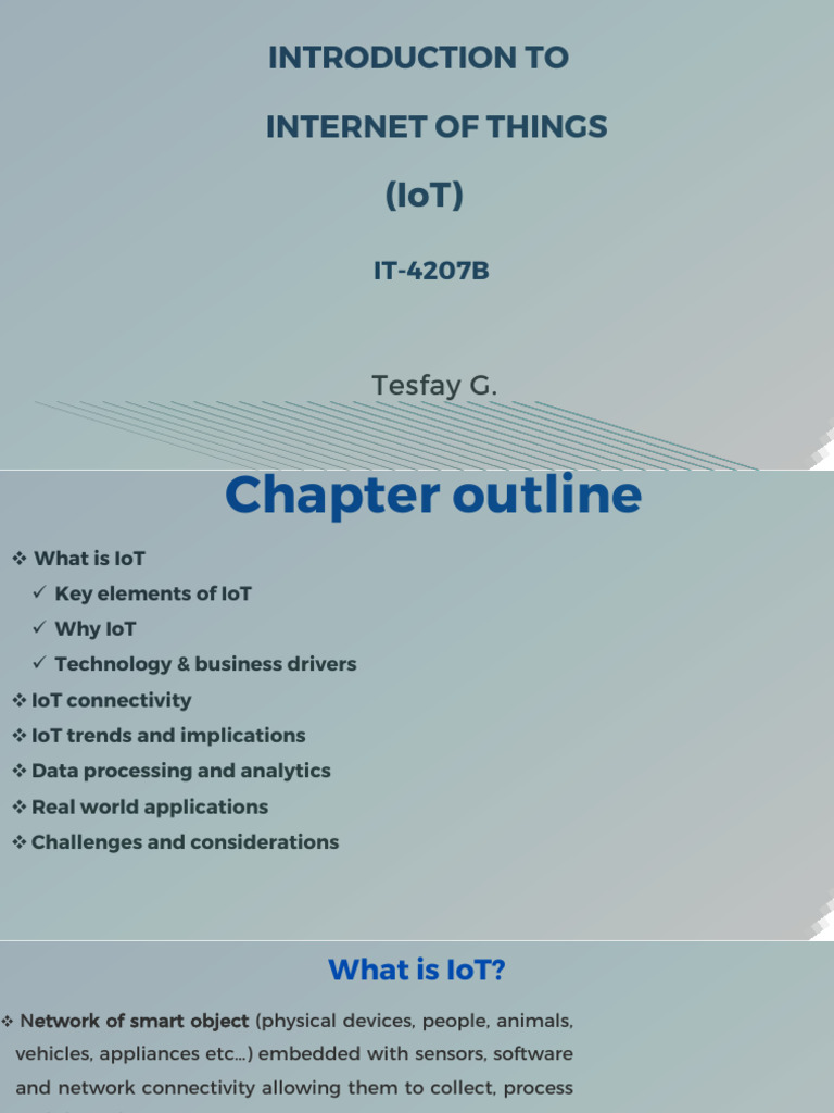 Introduction to Internet of Things (IoT) | PDF | Internet Of Things ...