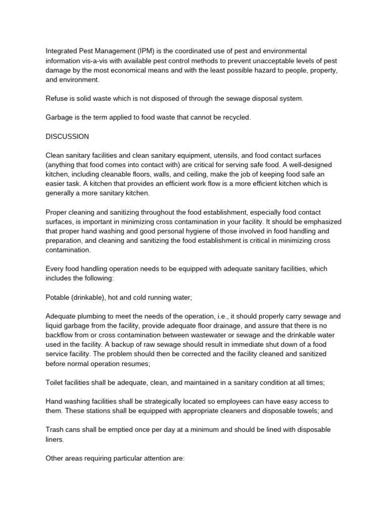 Integrated Pest Management (IPM) is the coordinated use of pest and ...