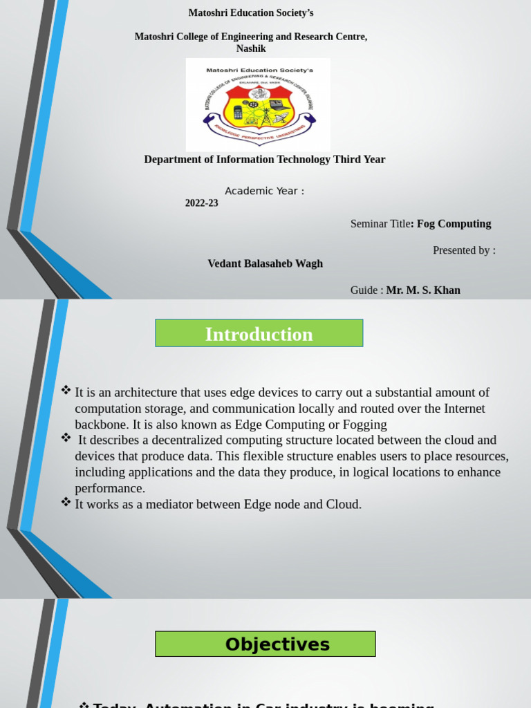 iot%20ppt%20vedant | PDF | Cloud Computing | Computing