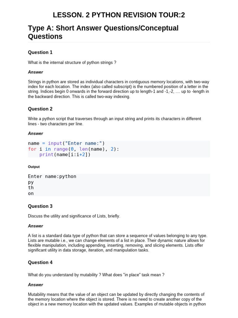 Sumitha Arora 2 & 3 | PDF | Parameter (Computer Programming) | Scope ...