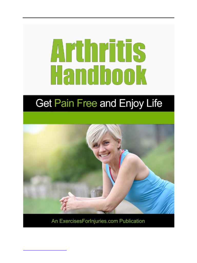 Arthritis Handbook - Download Details | PDF | Knee | Aerobic Exercise