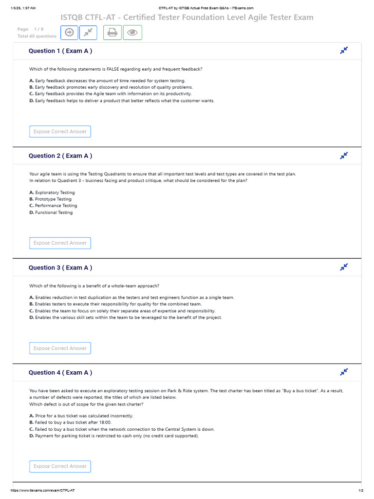 Certified Tester Foundation Level Agile Tester | PDF | Software Testing ...