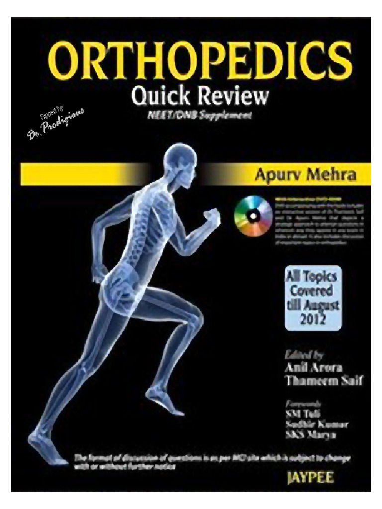 Orthopedics Quick Review PDF Free | PDF