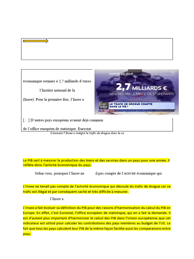 PIB : limites et enjeux de mesure | PDF | Produit intérieur brut ...