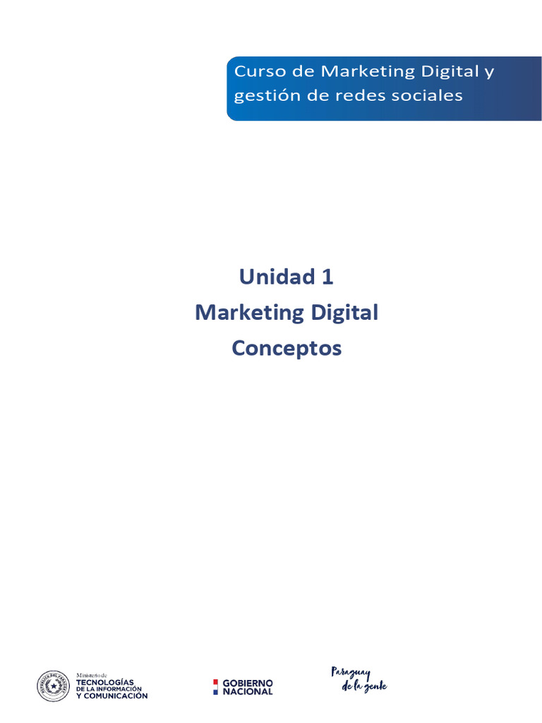 Sesión 1. MKT Digital - 03.22 | PDF | Publicidad digital | Marketing de ...
