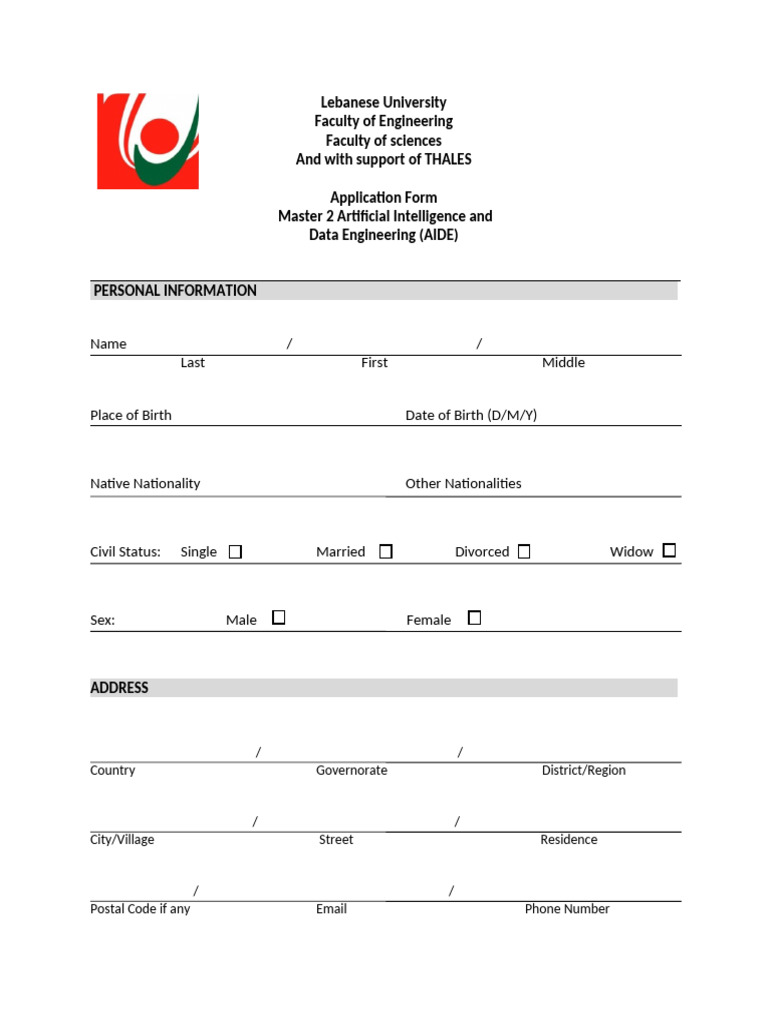 AI Master's Application Guide | PDF | Identity Document | Government ...