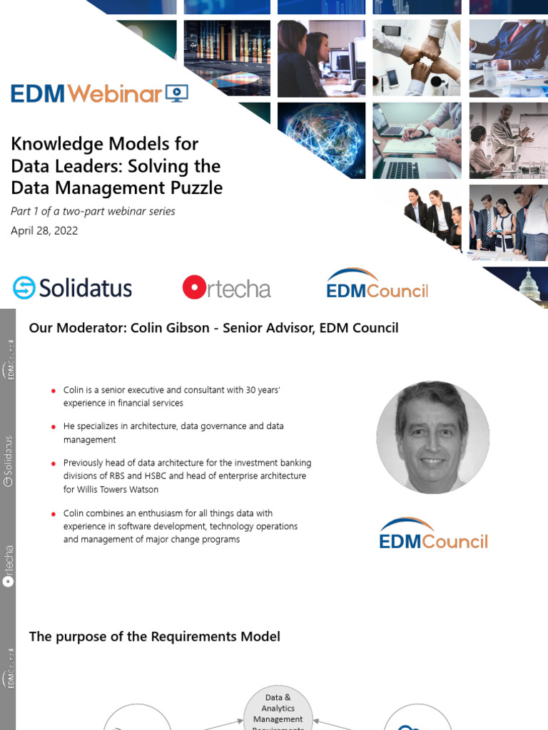 EDMWebinar DA Management Req | PDF | Governance | Analytics