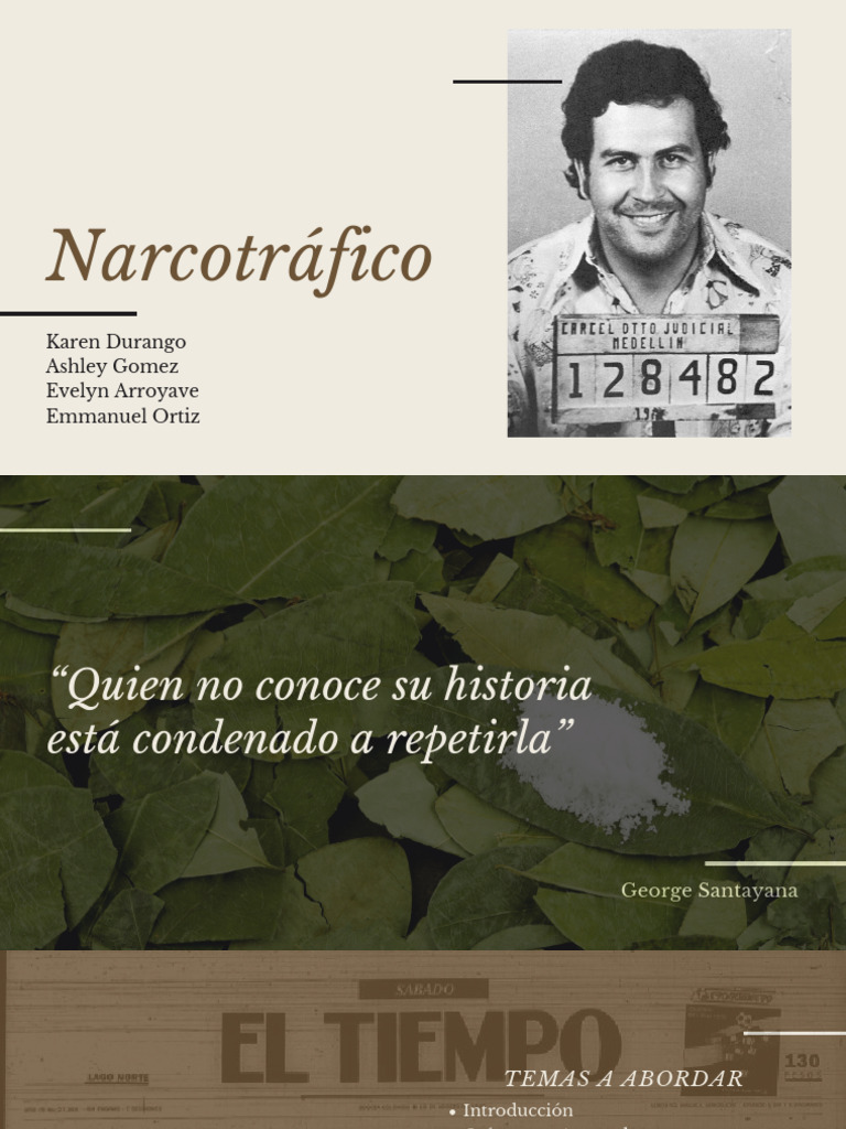Historia del Narcotráfico en Colombia | PDF | Comercio ilegal de drogas ...