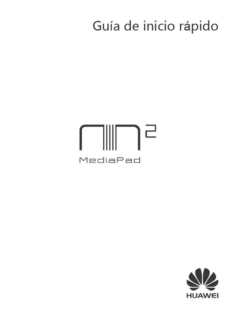 HUAWEI MediaPad M2 10.0 Gu%C3%ADa de Inicio r%C3%A1pido M2-A01W 04 Espa ...