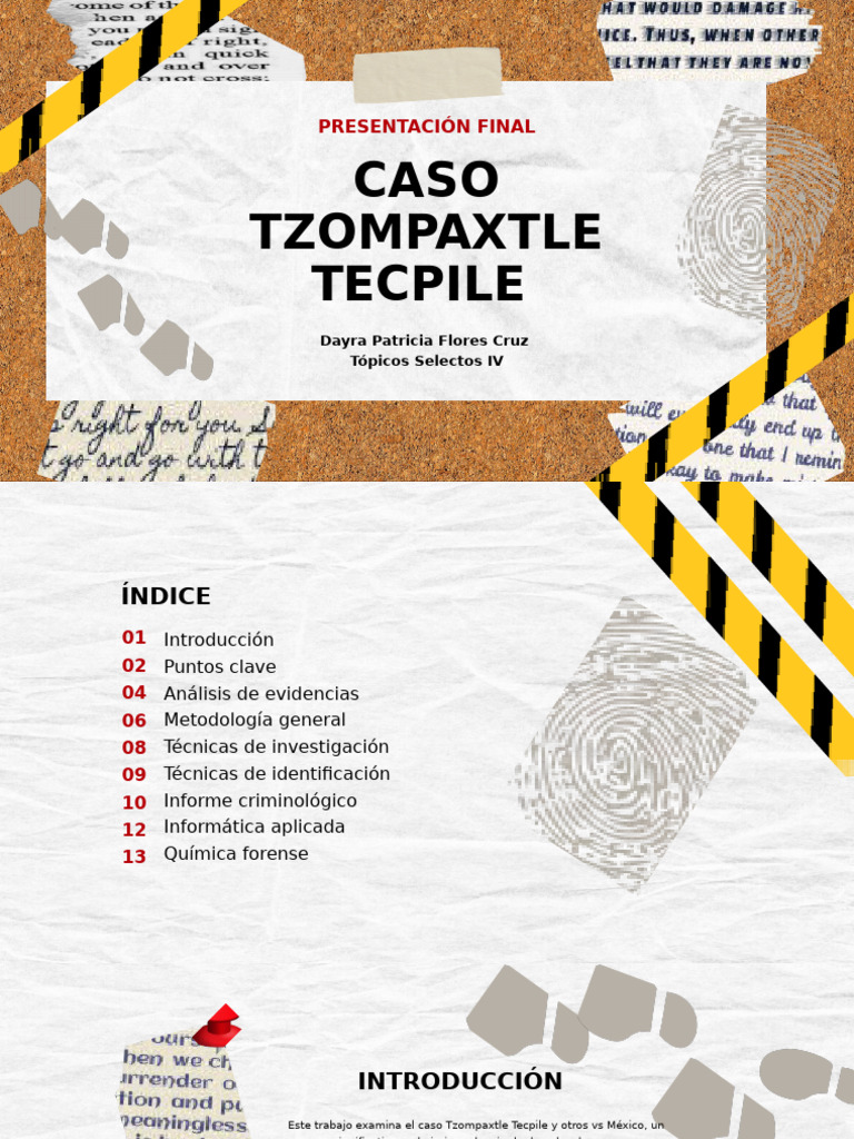 Presentaci%C3%B3n Criminolog%C3%ADa Recortes Papel Marr%C3%B3n y ... image.