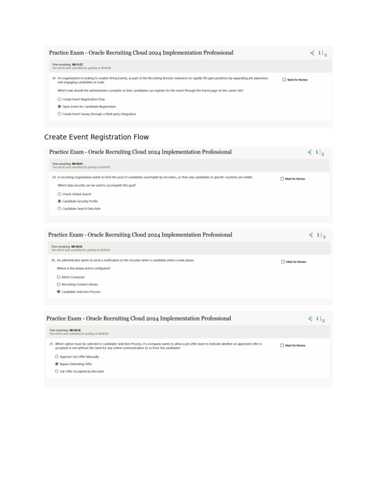 ORC Practice Examination | PDF