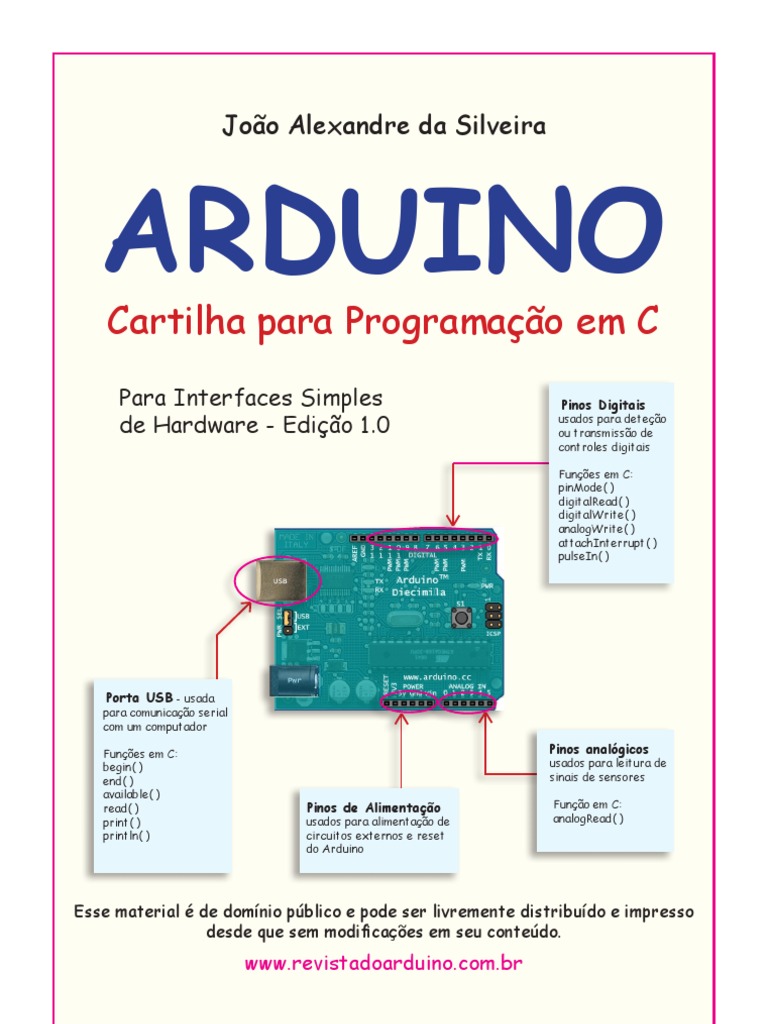 ARDUINO - Cartilha para Programação em C | PDF | Arduino | C (linguagem ...