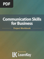 Communication Skills For Business (CSB) Student Workbook