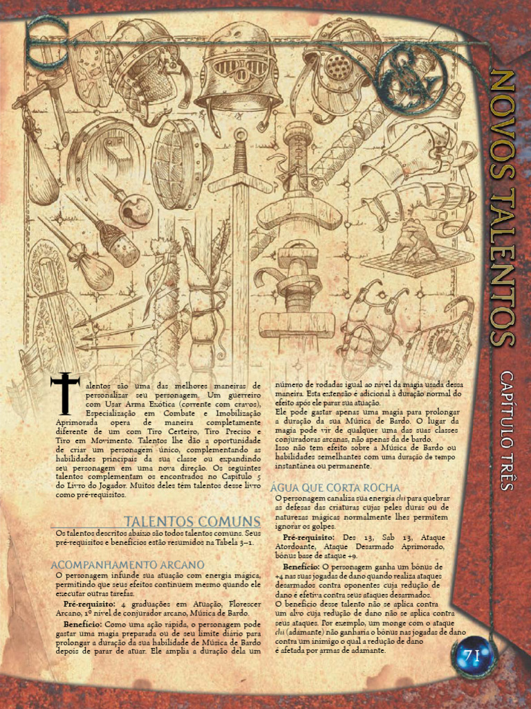 Novos Talentos para Personagens RPG | PDF | Elfos