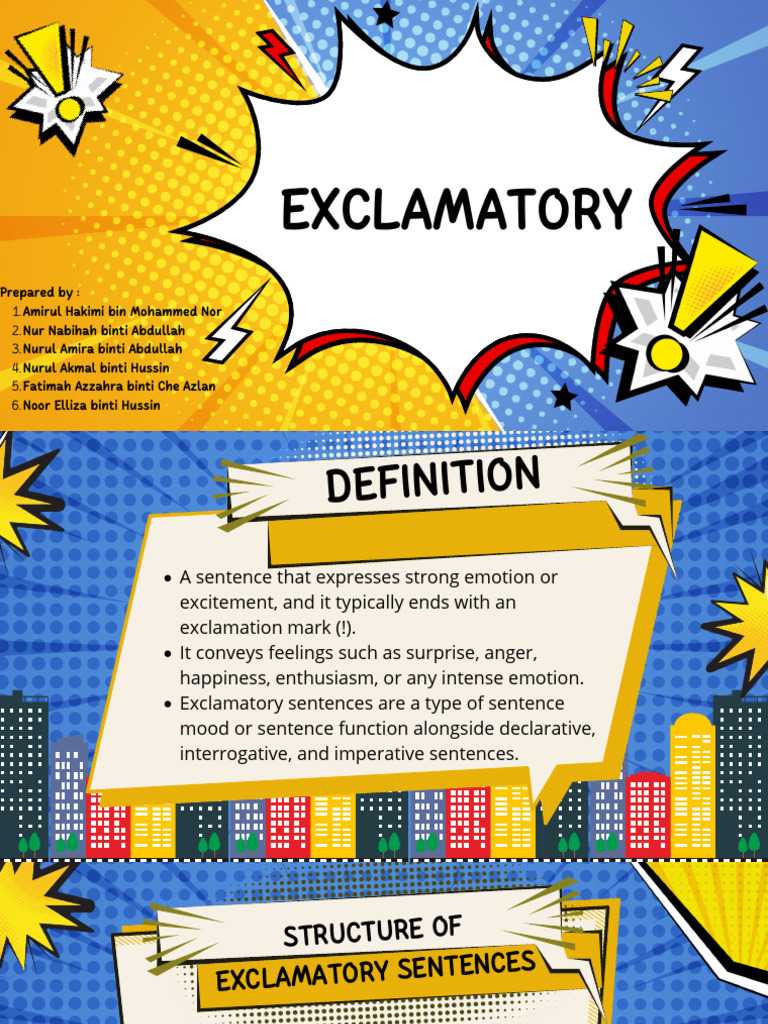 Understanding Exclamatory Sentences | PDF | Sentence (Linguistics) | Noun