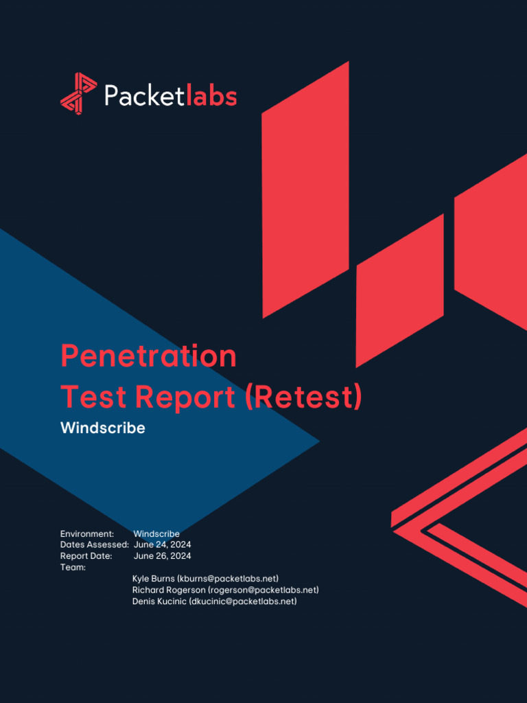 Windscribe 2024 Penetration Test Report | PDF | Penetration Test ...