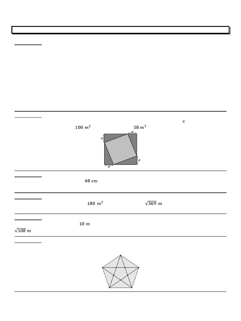 Ejercicios de Geometría | PDF