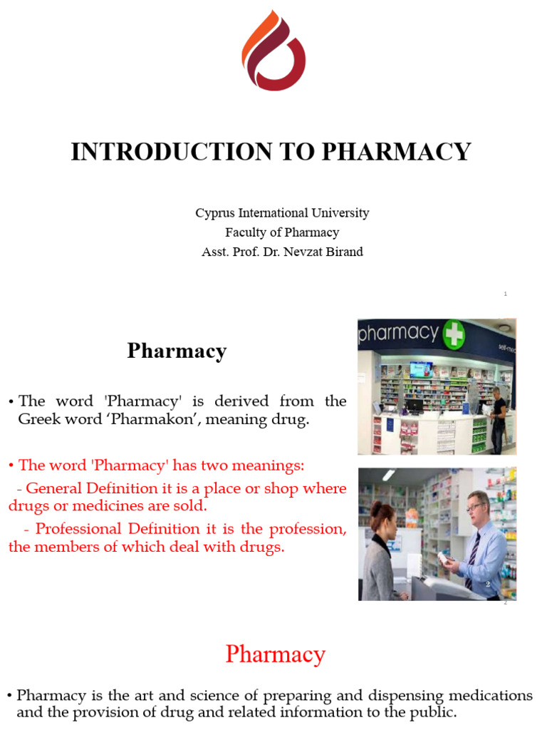 Pharmacy: A Professional Overview | PDF | Pharmacy | Pharmacist