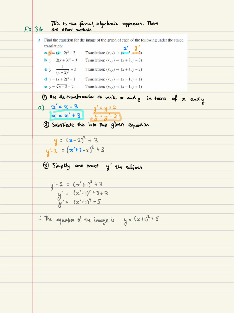 Ex 3A Q7a | PDF