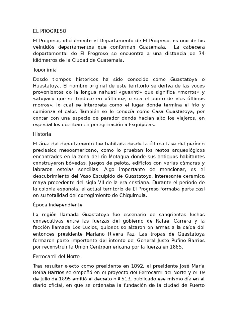 El Progreso | PDF