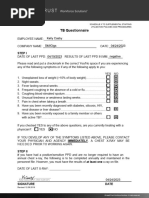 LAUSD TB Compliance Certificate Form | PDF | Tuberculosis | Public Services