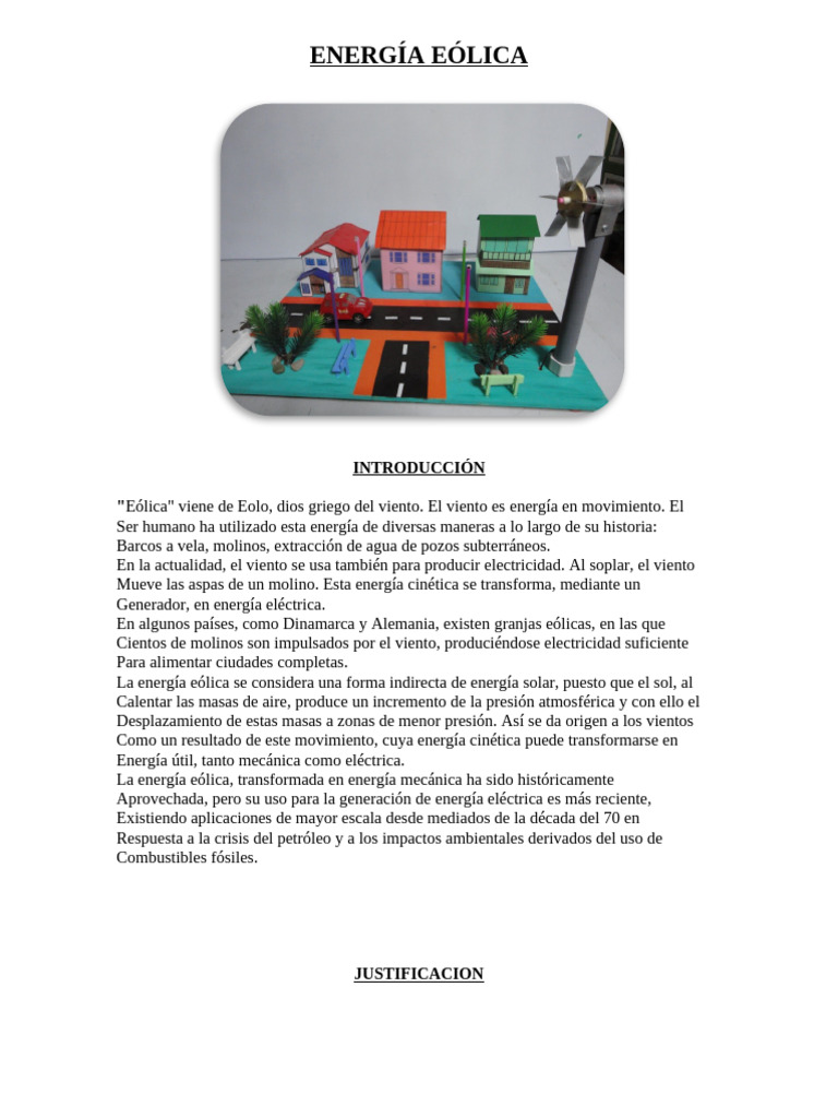 Energia Eolica | PDF | Energía eólica | Herida