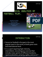 Bio Mechanical Analysis of Football