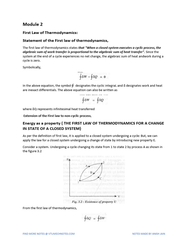 Thermal Engineering 2nd Module | PDF | Heat | Temperature