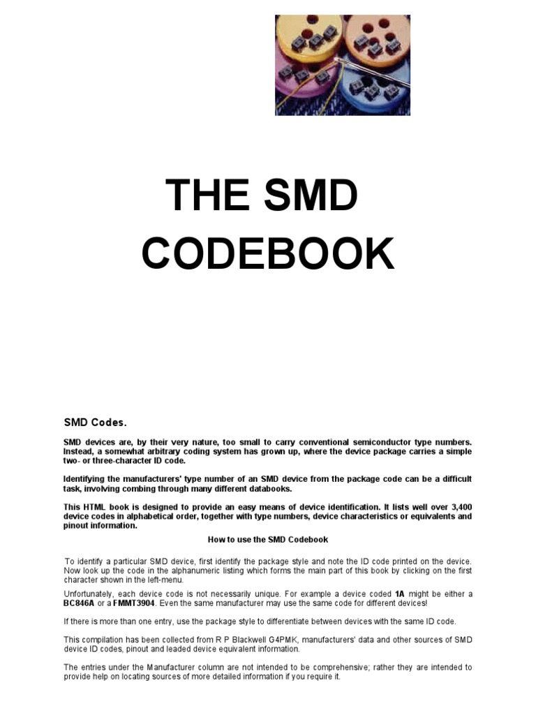 SMD Codes Catalog PDF Transistor Field Effect Transistor, 50 OFF