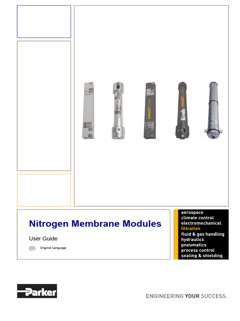 Nitrogen Membrane Module User Guide | PDF | Atmosphere Of Earth | Nitrogen