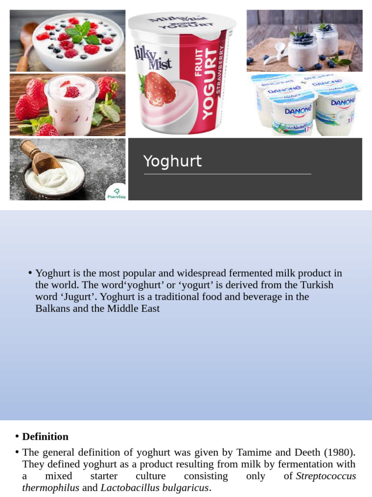 Yoghurt | PDF | Yogurt | Milk