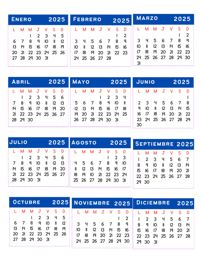 The Calendar King - Calendario De Pared 2025 De How To Talk To