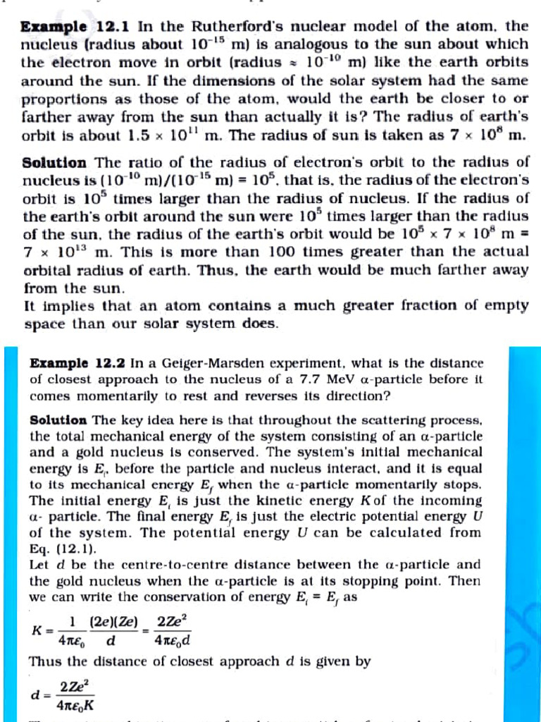 NCERT All Questions Atom | PDF | Atoms | Electron