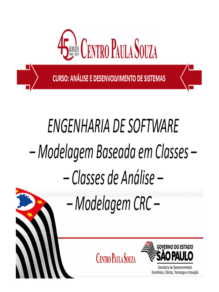 Modelagem Baseada em Classes em Software | PDF | Classe (programação de ...