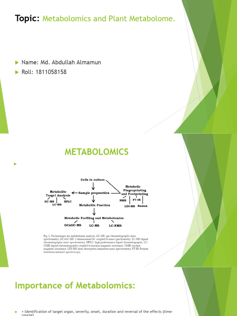 mamun | PDF | Metabolomics | Mass Spectrometry