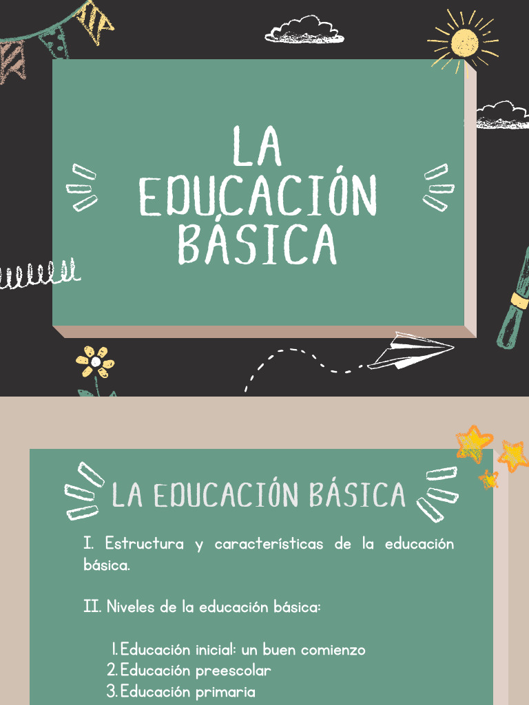 La Educación Básica | PDF | Educación de la primera infancia | Aprendizaje