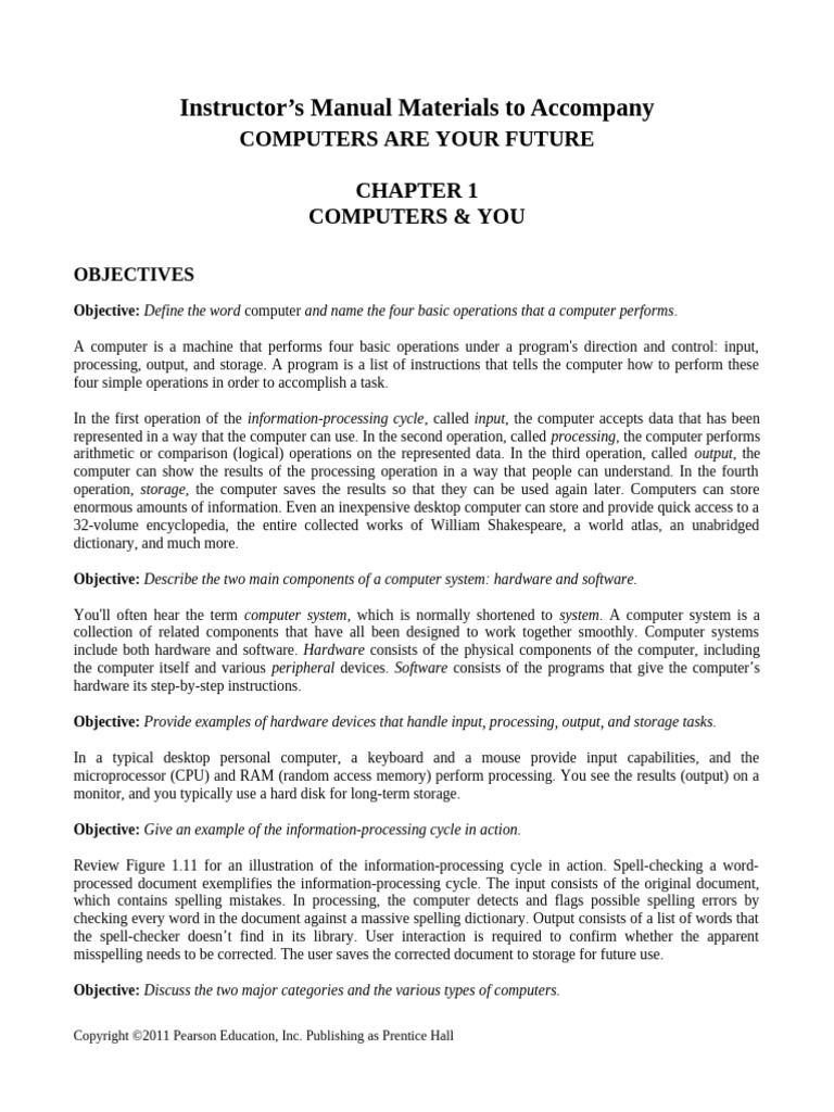 1 Hafta Ders Notlari Teaching Notes Pdf Personal Computers