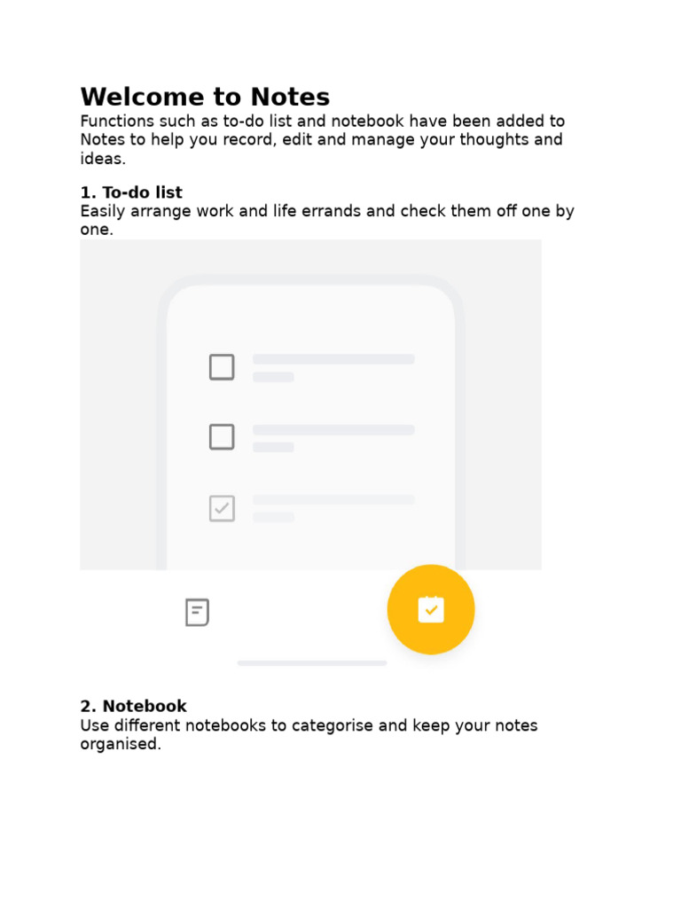 Welcome To Notes | PDF