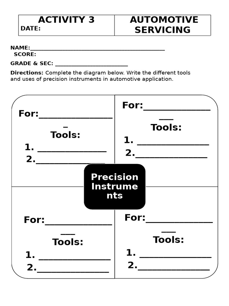 Automotive Precision Tools Guide | PDF