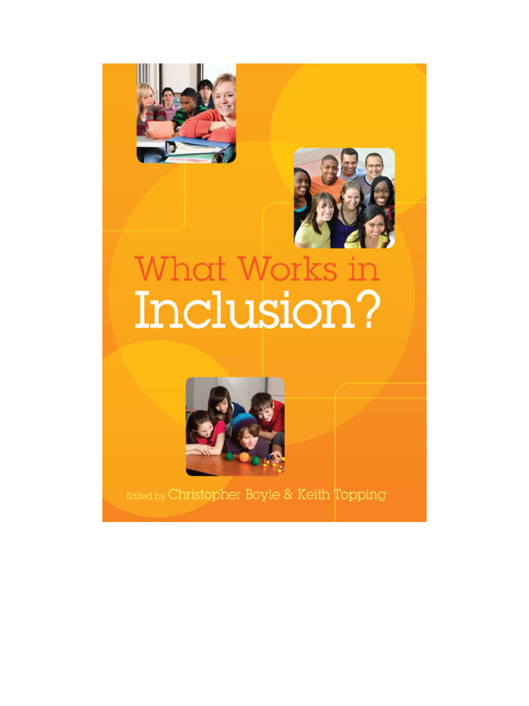 What Works in Inclusion (Chris Boyle Keith Topping) (Z-Library) | PDF ...