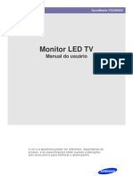 Manual do usuário - Monitor LED TV SAMSUNG SyncMaster FX2490HD