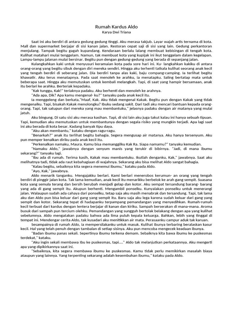 Rumah Kardus Aldo PDF