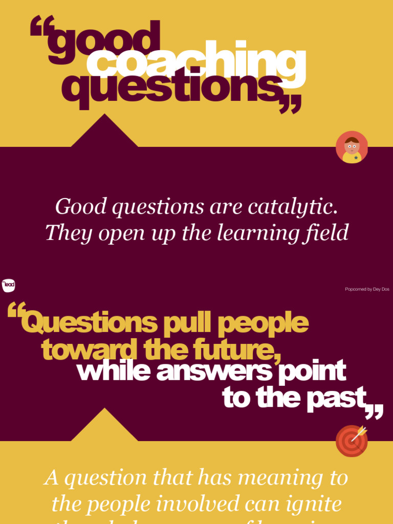 Crafting Powerful Coaching Questions Pdf Cognition Cognitive Science