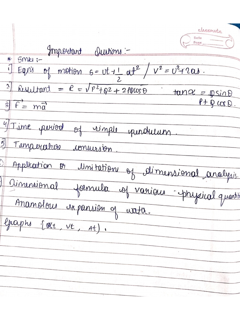 Mayur Notes | PDF