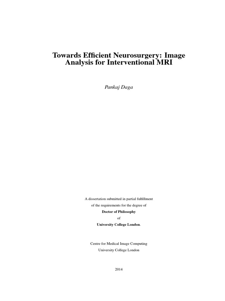 Neurosurgery Imaging Innovations | PDF | Vertex (Graph Theory ...