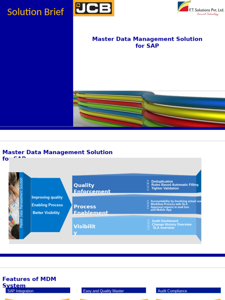 MDM Workflow Solution for SAP JCB | PDF | Workflow | Audit