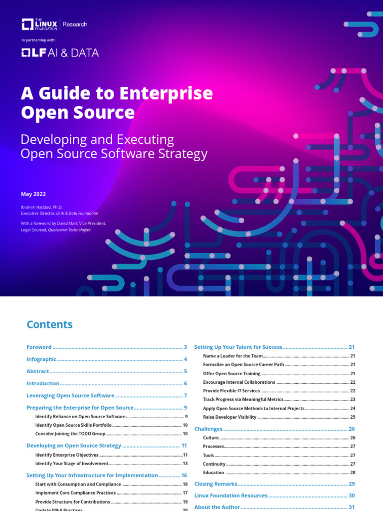 Enterprise Open Source Strategy Guide | PDF | Open Source | Innovation