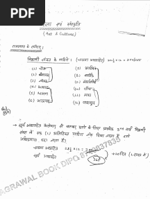 Spring Rajasthan Art & Culture Handwritten Notes ( Hindi Medium )